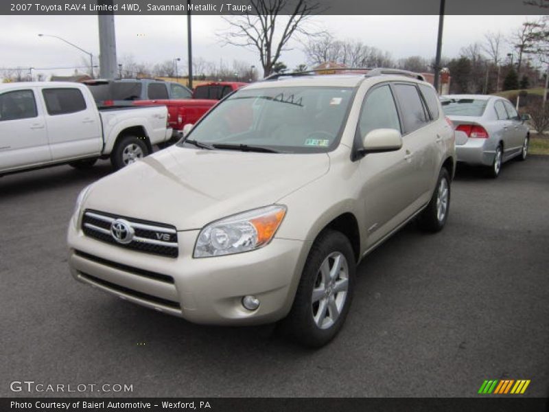 Savannah Metallic / Taupe 2007 Toyota RAV4 Limited 4WD