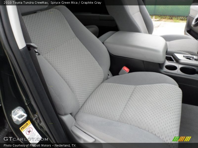 Spruce Green Mica / Graphite Gray 2010 Toyota Tundra CrewMax
