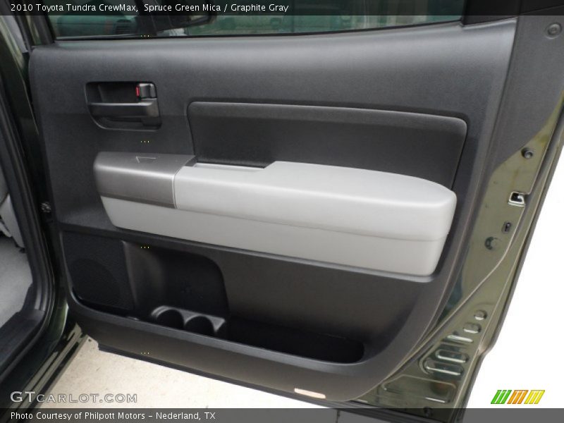 Spruce Green Mica / Graphite Gray 2010 Toyota Tundra CrewMax