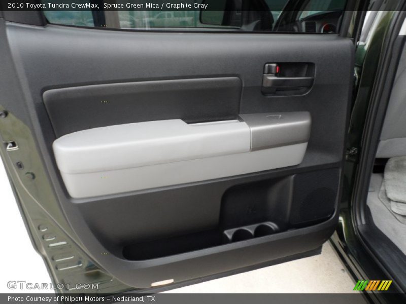 Spruce Green Mica / Graphite Gray 2010 Toyota Tundra CrewMax