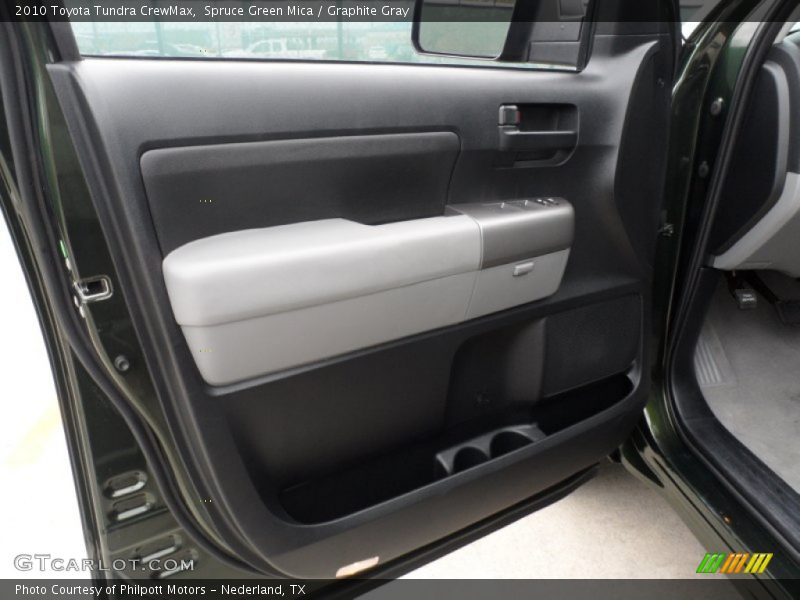 Spruce Green Mica / Graphite Gray 2010 Toyota Tundra CrewMax