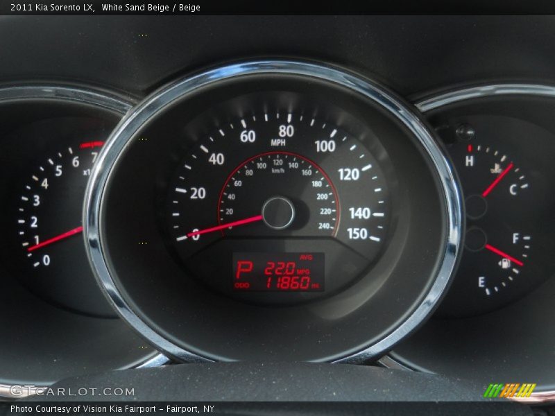 White Sand Beige / Beige 2011 Kia Sorento LX