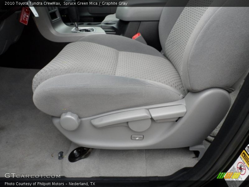 Spruce Green Mica / Graphite Gray 2010 Toyota Tundra CrewMax