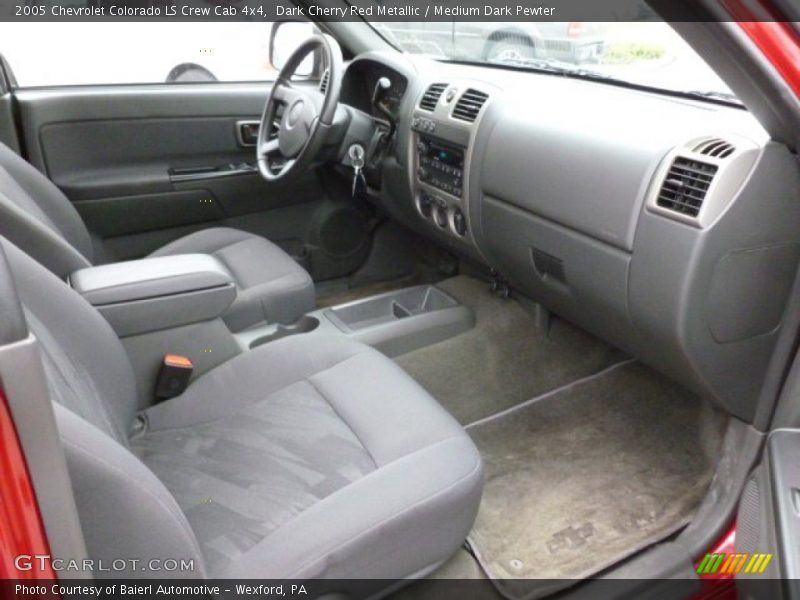 Dark Cherry Red Metallic / Medium Dark Pewter 2005 Chevrolet Colorado LS Crew Cab 4x4