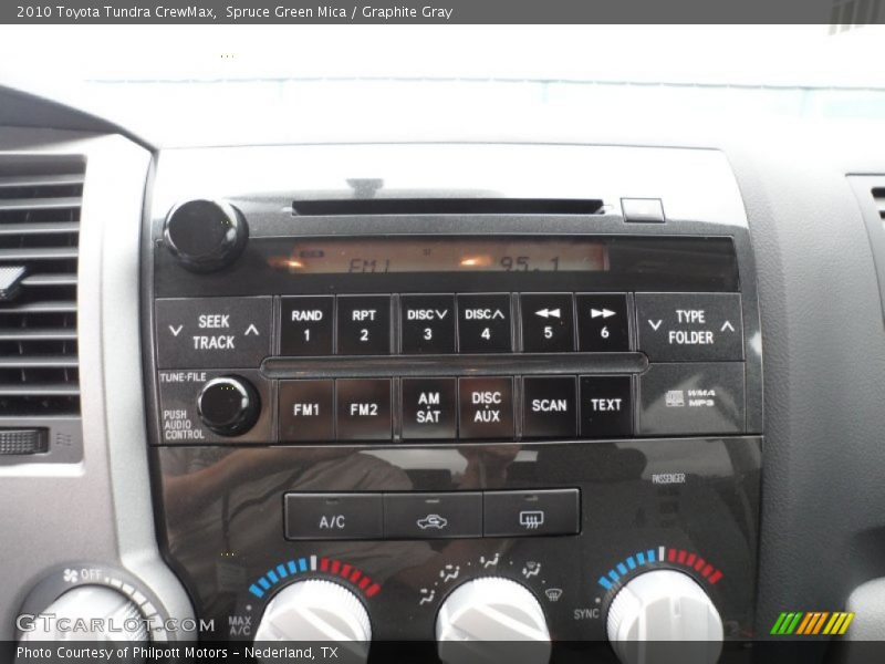 Spruce Green Mica / Graphite Gray 2010 Toyota Tundra CrewMax