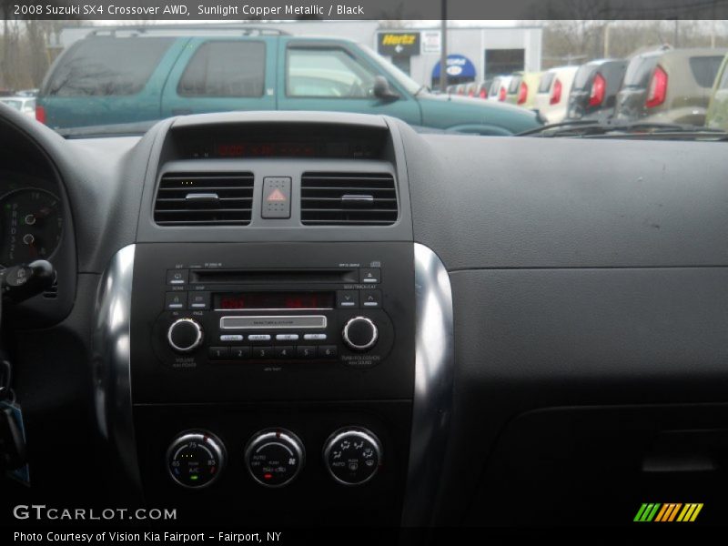 Sunlight Copper Metallic / Black 2008 Suzuki SX4 Crossover AWD