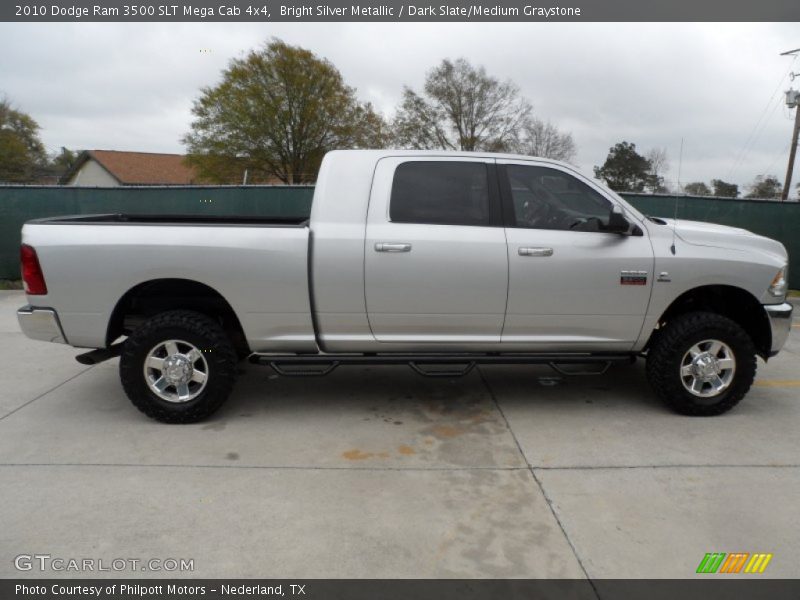  2010 Ram 3500 SLT Mega Cab 4x4 Bright Silver Metallic