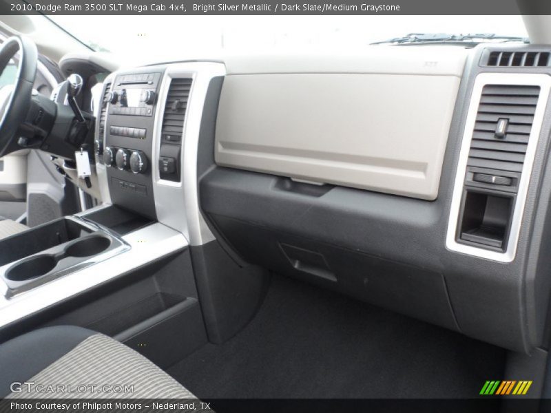 Bright Silver Metallic / Dark Slate/Medium Graystone 2010 Dodge Ram 3500 SLT Mega Cab 4x4