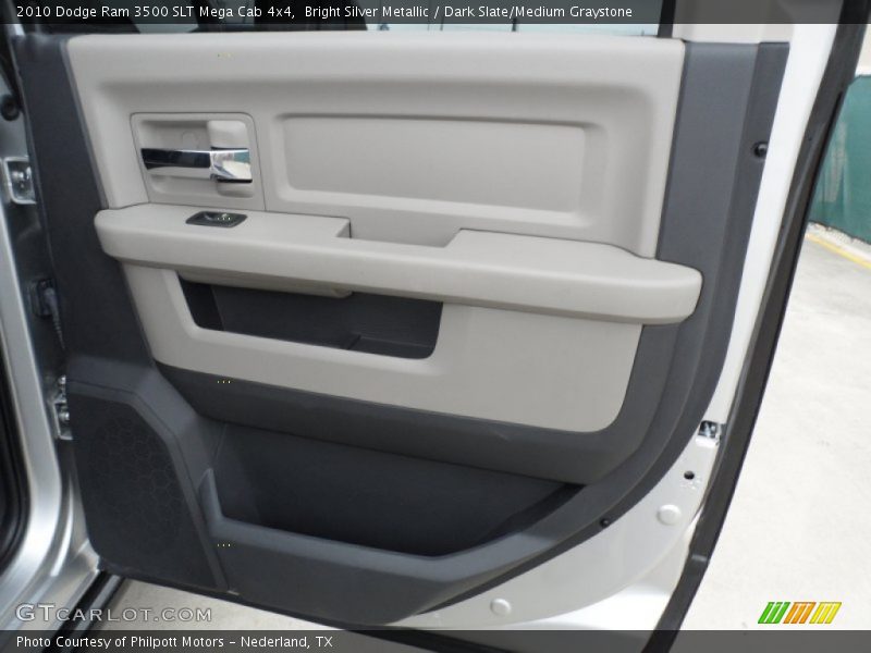 Bright Silver Metallic / Dark Slate/Medium Graystone 2010 Dodge Ram 3500 SLT Mega Cab 4x4