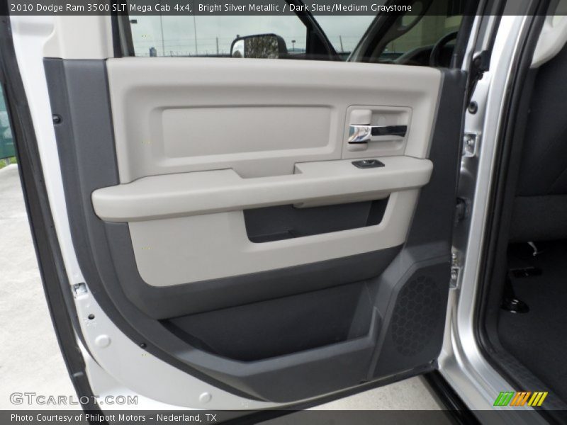 Bright Silver Metallic / Dark Slate/Medium Graystone 2010 Dodge Ram 3500 SLT Mega Cab 4x4