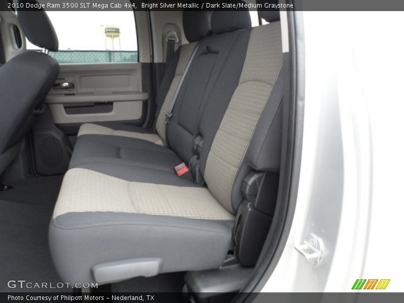 Bright Silver Metallic / Dark Slate/Medium Graystone 2010 Dodge Ram 3500 SLT Mega Cab 4x4