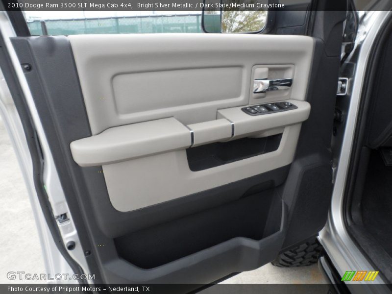 Bright Silver Metallic / Dark Slate/Medium Graystone 2010 Dodge Ram 3500 SLT Mega Cab 4x4