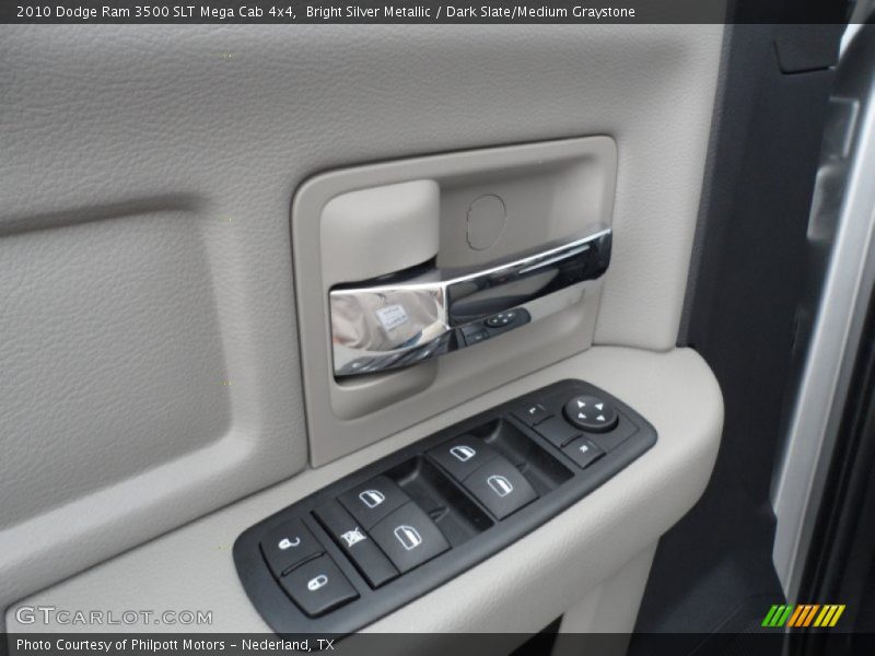 Bright Silver Metallic / Dark Slate/Medium Graystone 2010 Dodge Ram 3500 SLT Mega Cab 4x4