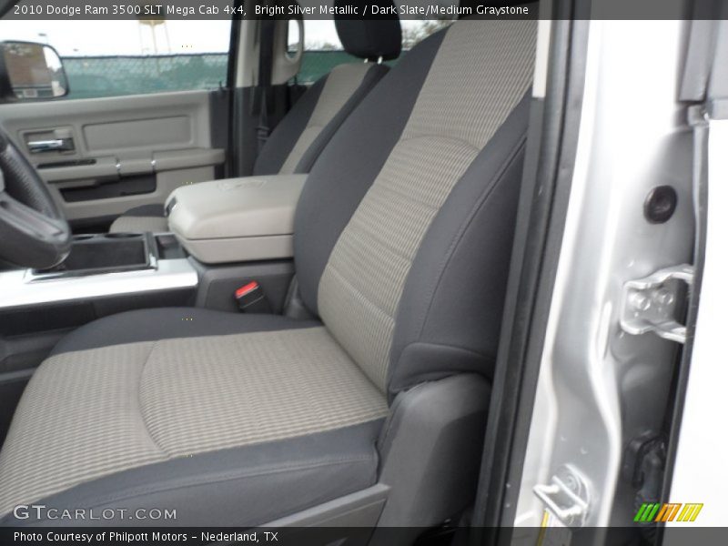 Bright Silver Metallic / Dark Slate/Medium Graystone 2010 Dodge Ram 3500 SLT Mega Cab 4x4