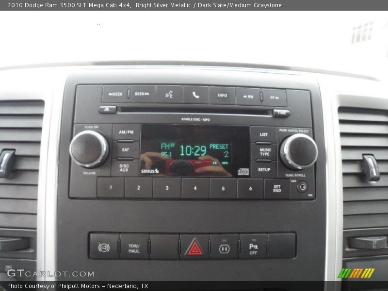 Bright Silver Metallic / Dark Slate/Medium Graystone 2010 Dodge Ram 3500 SLT Mega Cab 4x4
