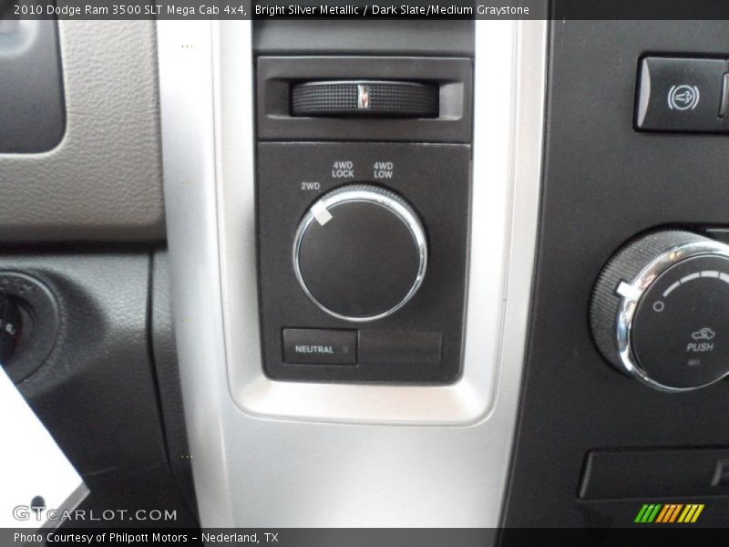 Bright Silver Metallic / Dark Slate/Medium Graystone 2010 Dodge Ram 3500 SLT Mega Cab 4x4