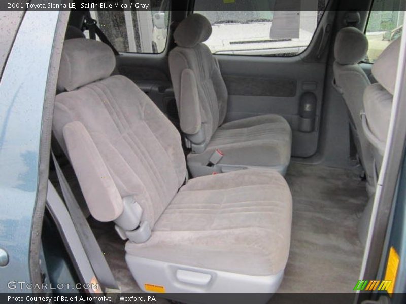 Sailfin Blue Mica / Gray 2001 Toyota Sienna LE
