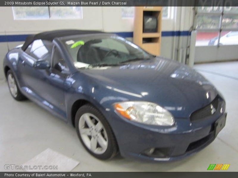 Maizen Blue Pearl / Dark Charcoal 2009 Mitsubishi Eclipse Spyder GS