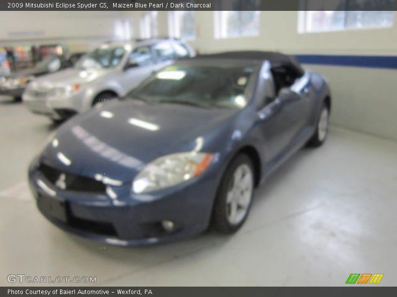 Maizen Blue Pearl / Dark Charcoal 2009 Mitsubishi Eclipse Spyder GS