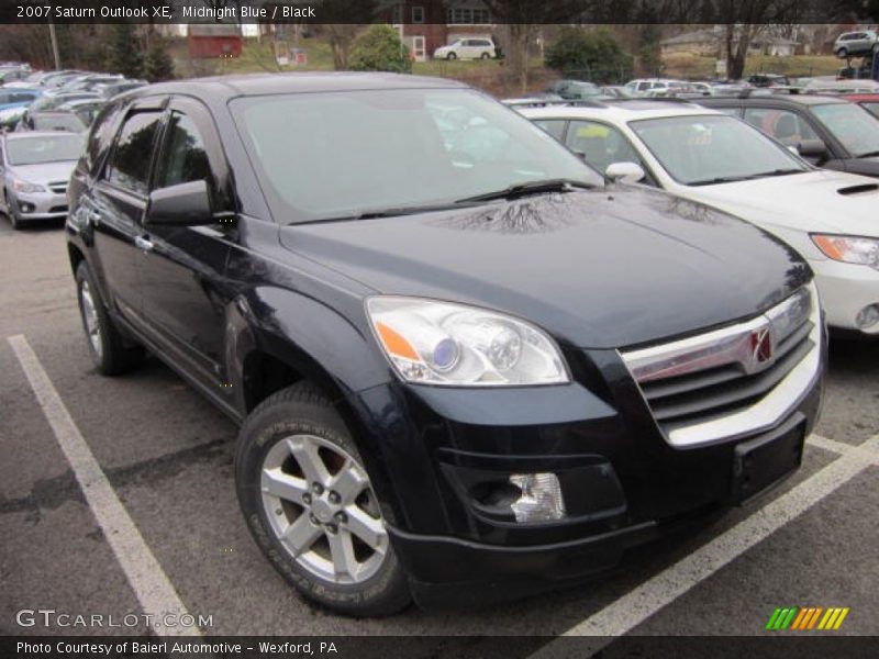 Midnight Blue / Black 2007 Saturn Outlook XE