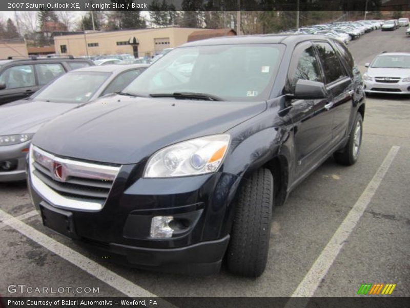 Midnight Blue / Black 2007 Saturn Outlook XE