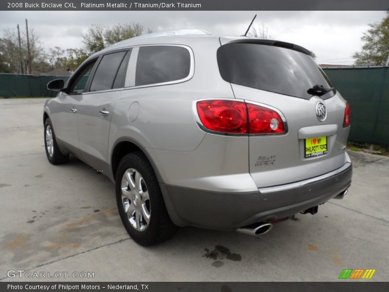 Platinum Metallic / Titanium/Dark Titanium 2008 Buick Enclave CXL