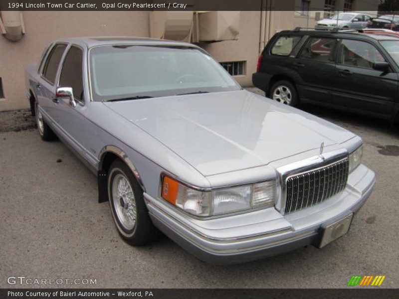 Opal Grey Pearlescent / Gray 1994 Lincoln Town Car Cartier