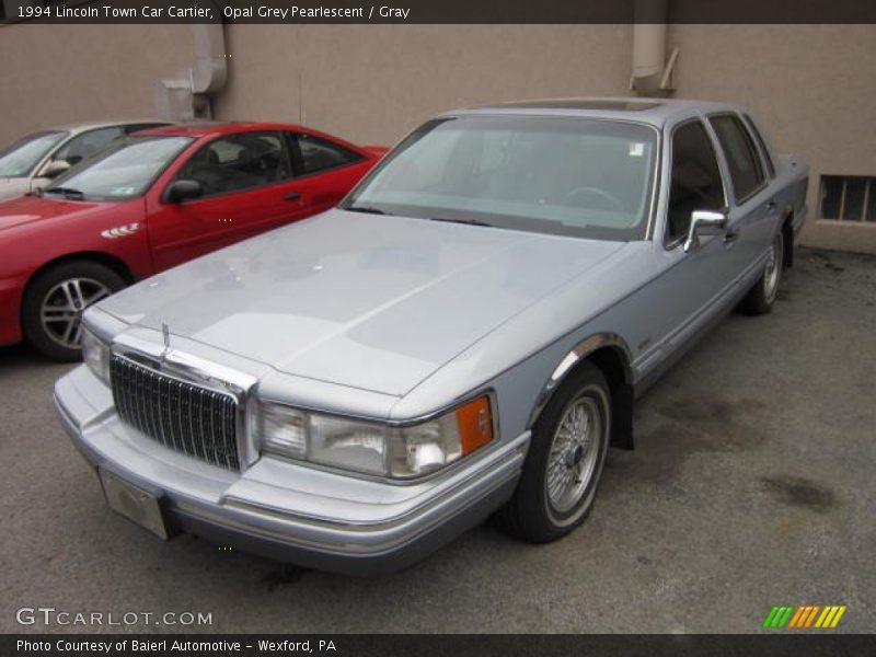 Opal Grey Pearlescent / Gray 1994 Lincoln Town Car Cartier