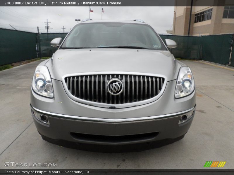 Platinum Metallic / Titanium/Dark Titanium 2008 Buick Enclave CXL