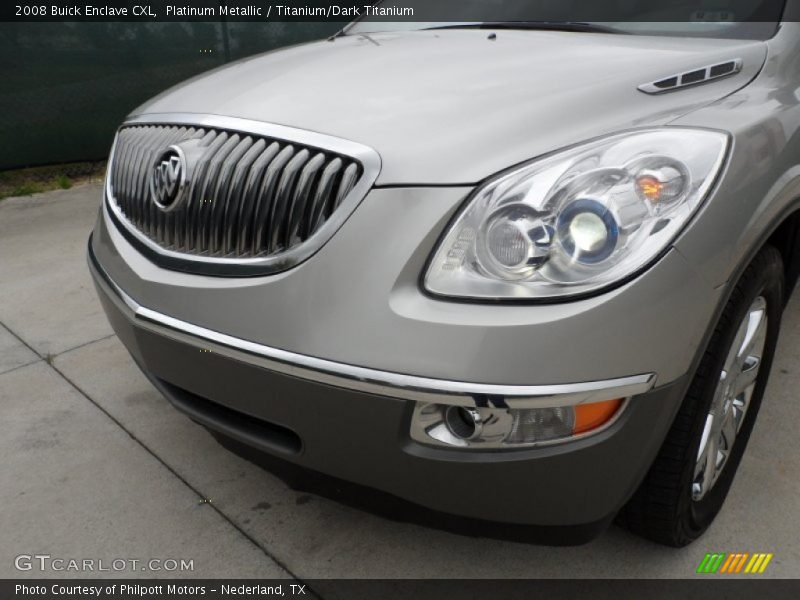 Platinum Metallic / Titanium/Dark Titanium 2008 Buick Enclave CXL