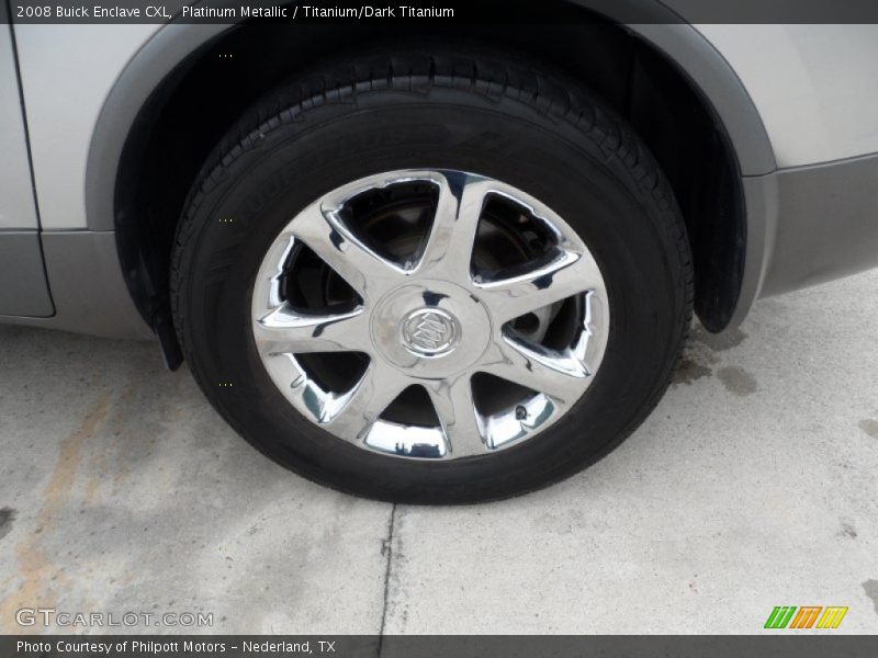 Platinum Metallic / Titanium/Dark Titanium 2008 Buick Enclave CXL