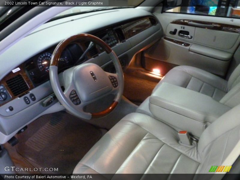 Black / Light Graphite 2002 Lincoln Town Car Signature