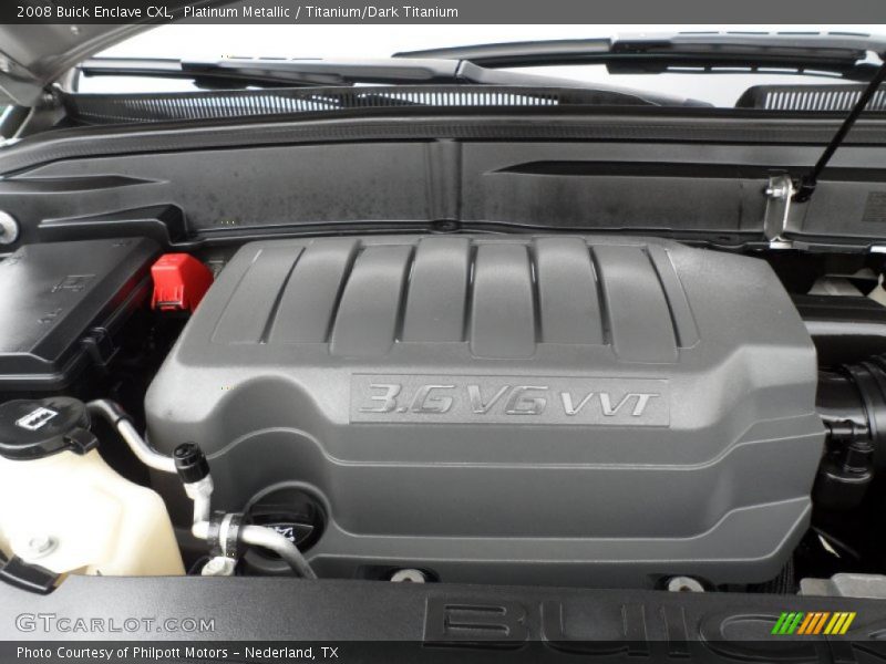 Platinum Metallic / Titanium/Dark Titanium 2008 Buick Enclave CXL