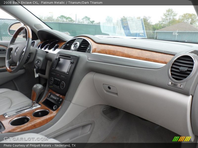 Platinum Metallic / Titanium/Dark Titanium 2008 Buick Enclave CXL