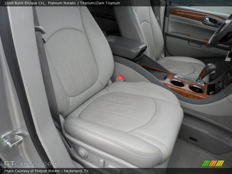 Platinum Metallic / Titanium/Dark Titanium 2008 Buick Enclave CXL