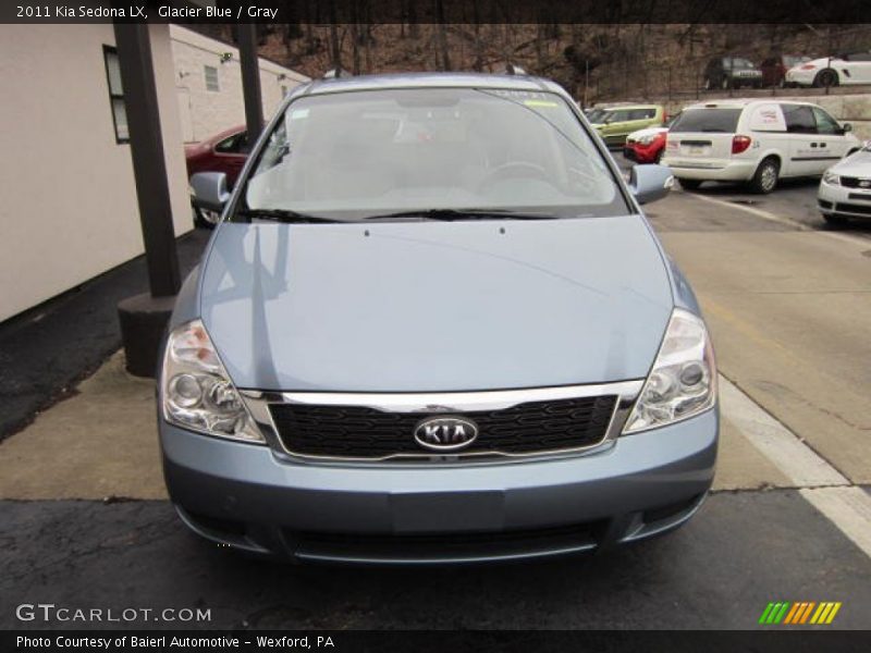 Glacier Blue / Gray 2011 Kia Sedona LX
