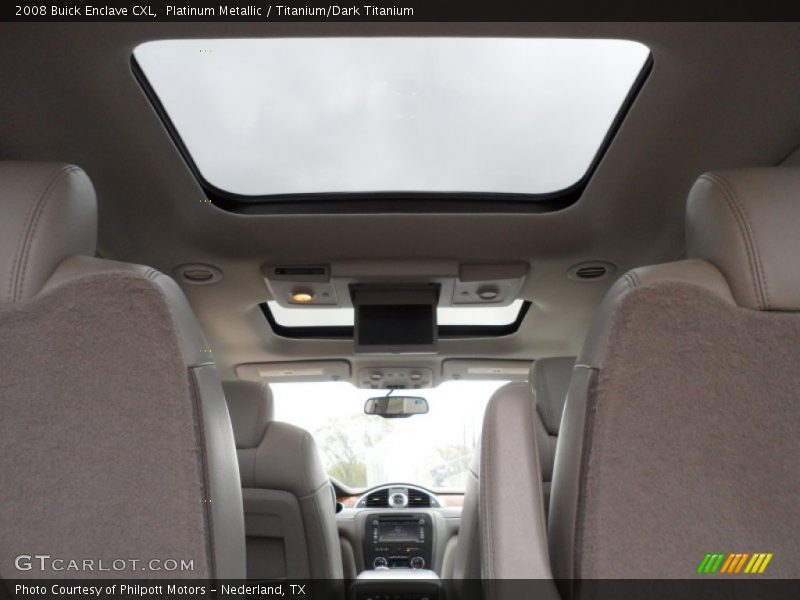 Platinum Metallic / Titanium/Dark Titanium 2008 Buick Enclave CXL