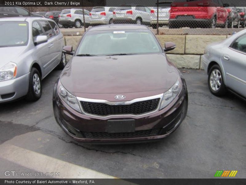 Dark Cherry / Beige 2011 Kia Optima LX