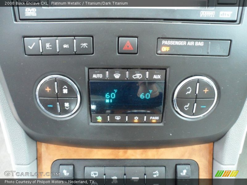 Platinum Metallic / Titanium/Dark Titanium 2008 Buick Enclave CXL