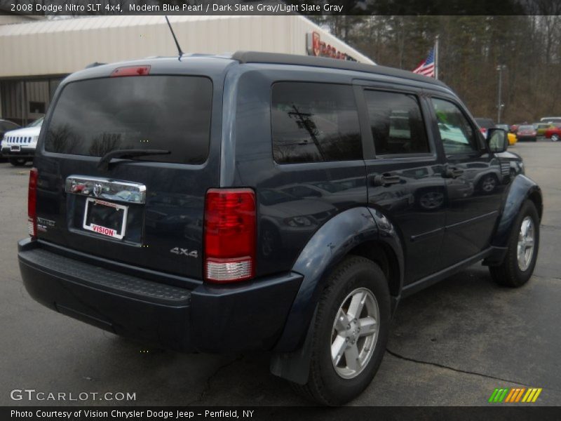 Modern Blue Pearl / Dark Slate Gray/Light Slate Gray 2008 Dodge Nitro SLT 4x4