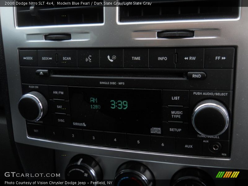 Modern Blue Pearl / Dark Slate Gray/Light Slate Gray 2008 Dodge Nitro SLT 4x4