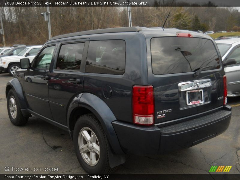 Modern Blue Pearl / Dark Slate Gray/Light Slate Gray 2008 Dodge Nitro SLT 4x4