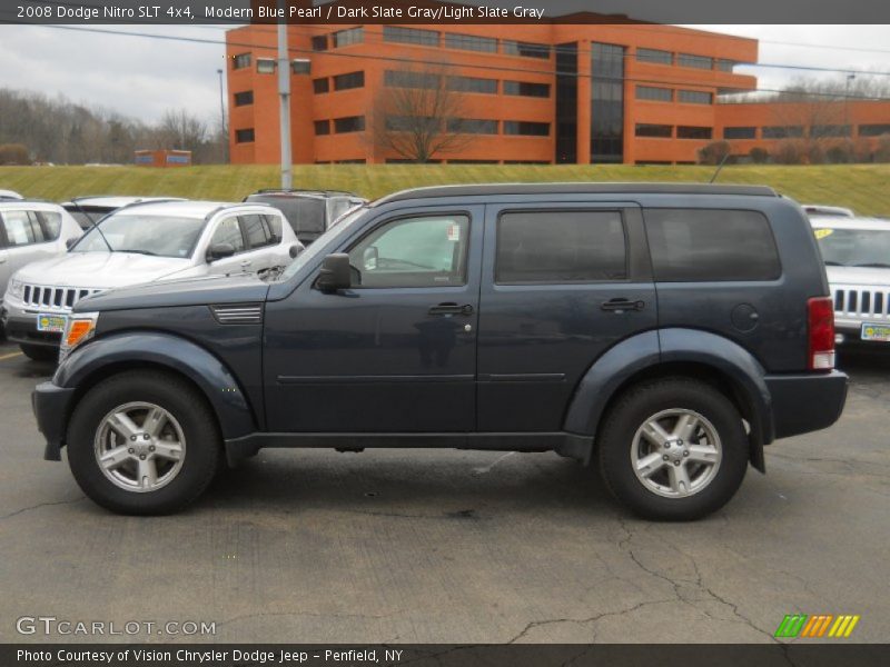 Modern Blue Pearl / Dark Slate Gray/Light Slate Gray 2008 Dodge Nitro SLT 4x4