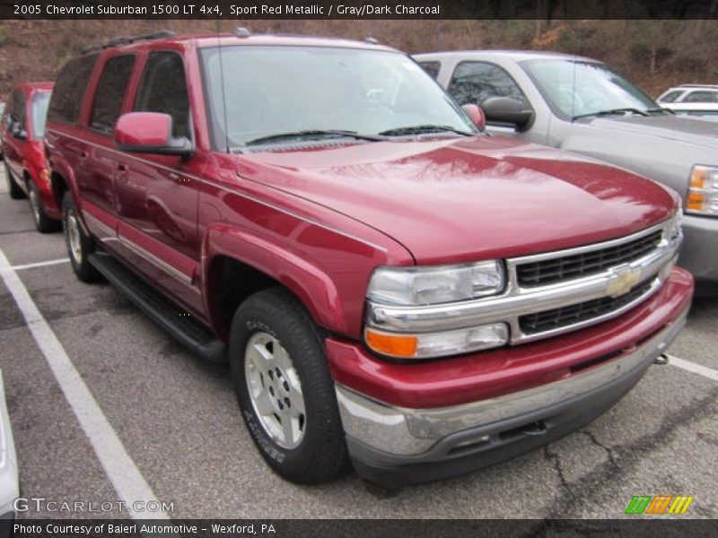 Sport Red Metallic / Gray/Dark Charcoal 2005 Chevrolet Suburban 1500 LT 4x4