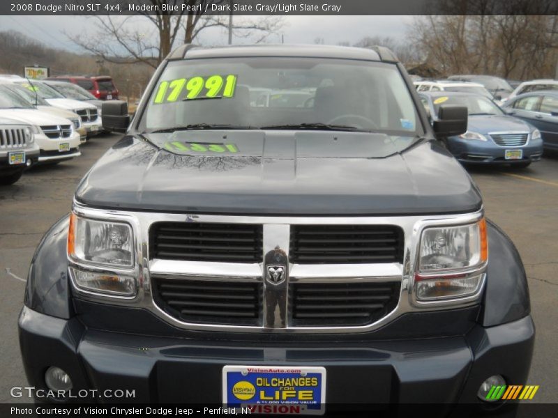 Modern Blue Pearl / Dark Slate Gray/Light Slate Gray 2008 Dodge Nitro SLT 4x4