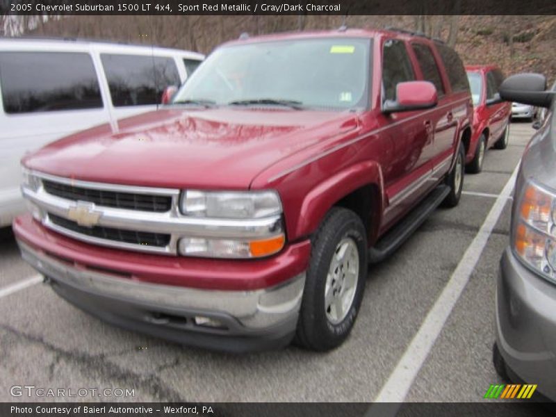 Sport Red Metallic / Gray/Dark Charcoal 2005 Chevrolet Suburban 1500 LT 4x4