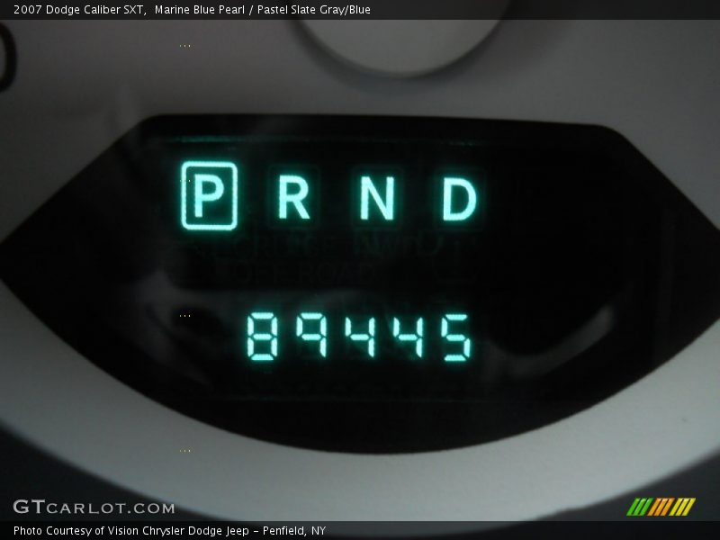 Marine Blue Pearl / Pastel Slate Gray/Blue 2007 Dodge Caliber SXT