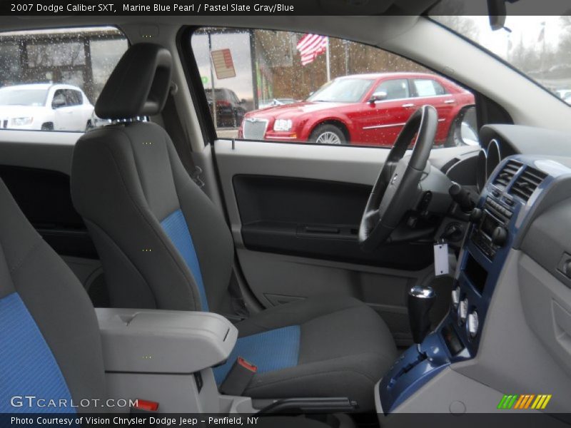 Marine Blue Pearl / Pastel Slate Gray/Blue 2007 Dodge Caliber SXT