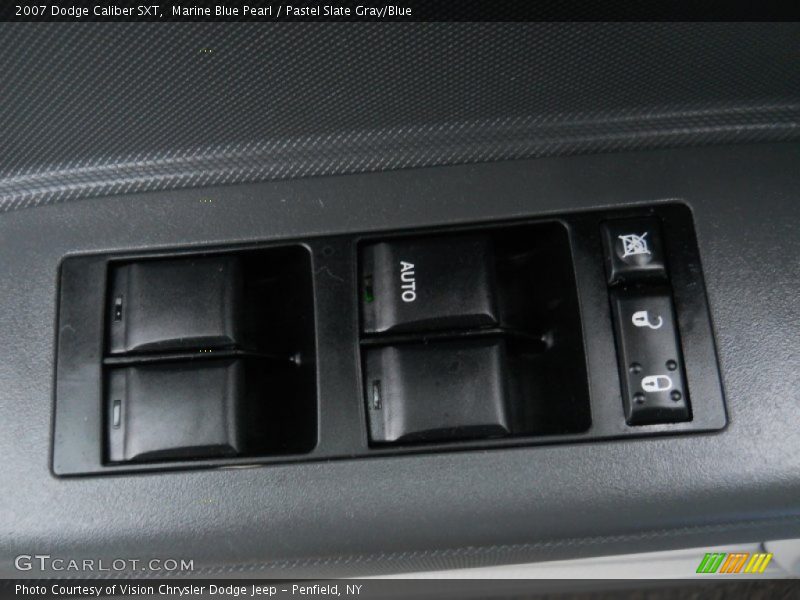 Marine Blue Pearl / Pastel Slate Gray/Blue 2007 Dodge Caliber SXT