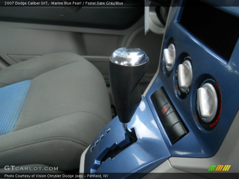 Marine Blue Pearl / Pastel Slate Gray/Blue 2007 Dodge Caliber SXT